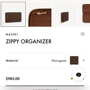 Louis Vuitton Zippy Organizer